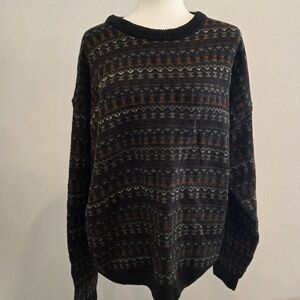 Towncraft Patterned Knit Sweater – Size XL